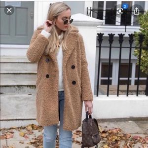 Zara Shearling Coat